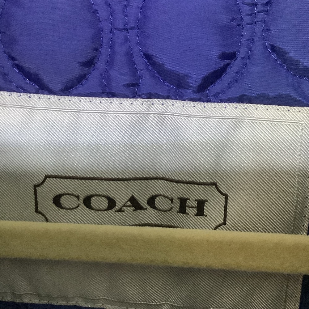 Coach Blue Quilted Vest - Picture 2 of 5